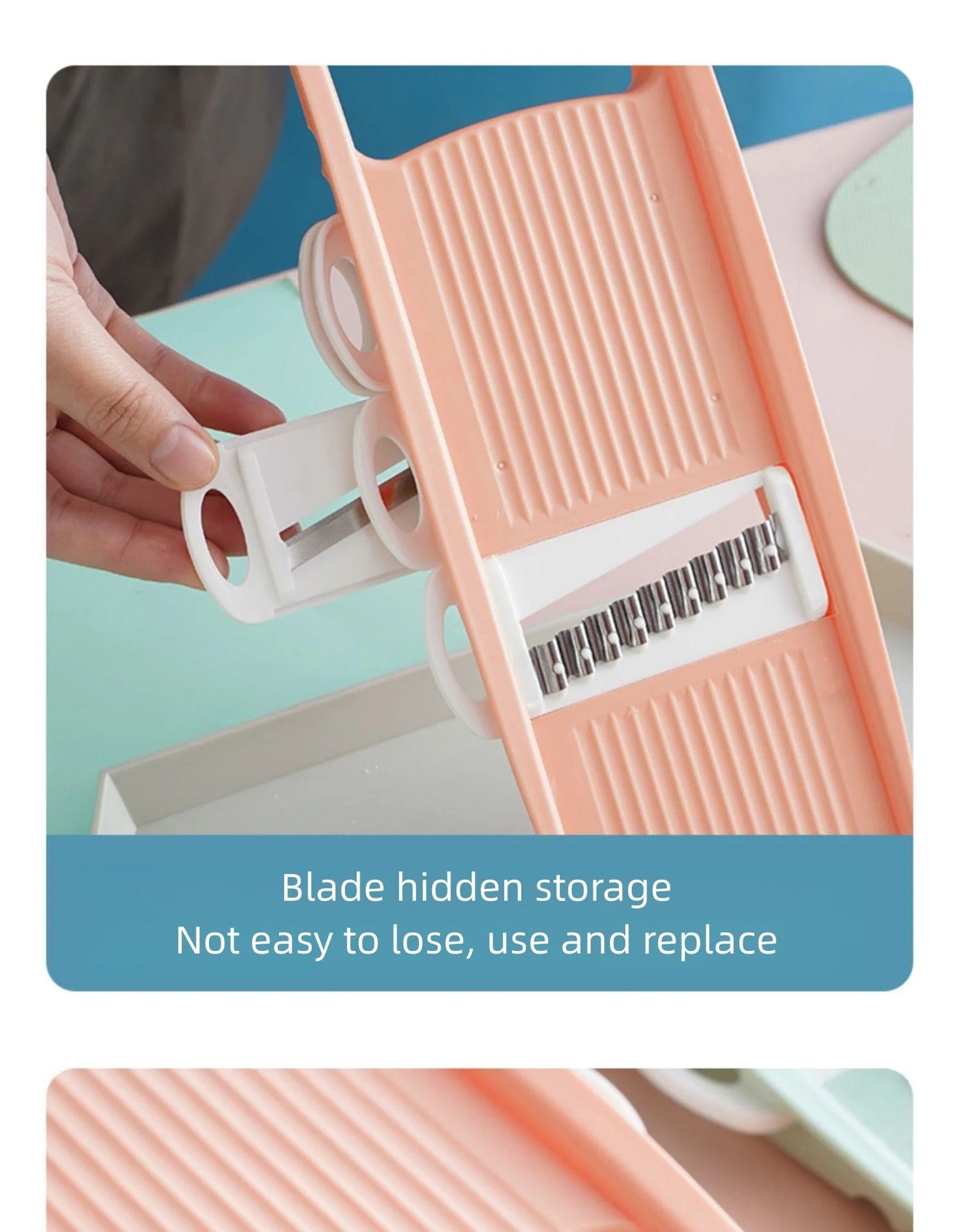 5 In 1 Potato Shredding Hine Slicing Chopper Chopping Vegetable Radish Scraper Rough Planer Multi-Functional Kitchen Tool