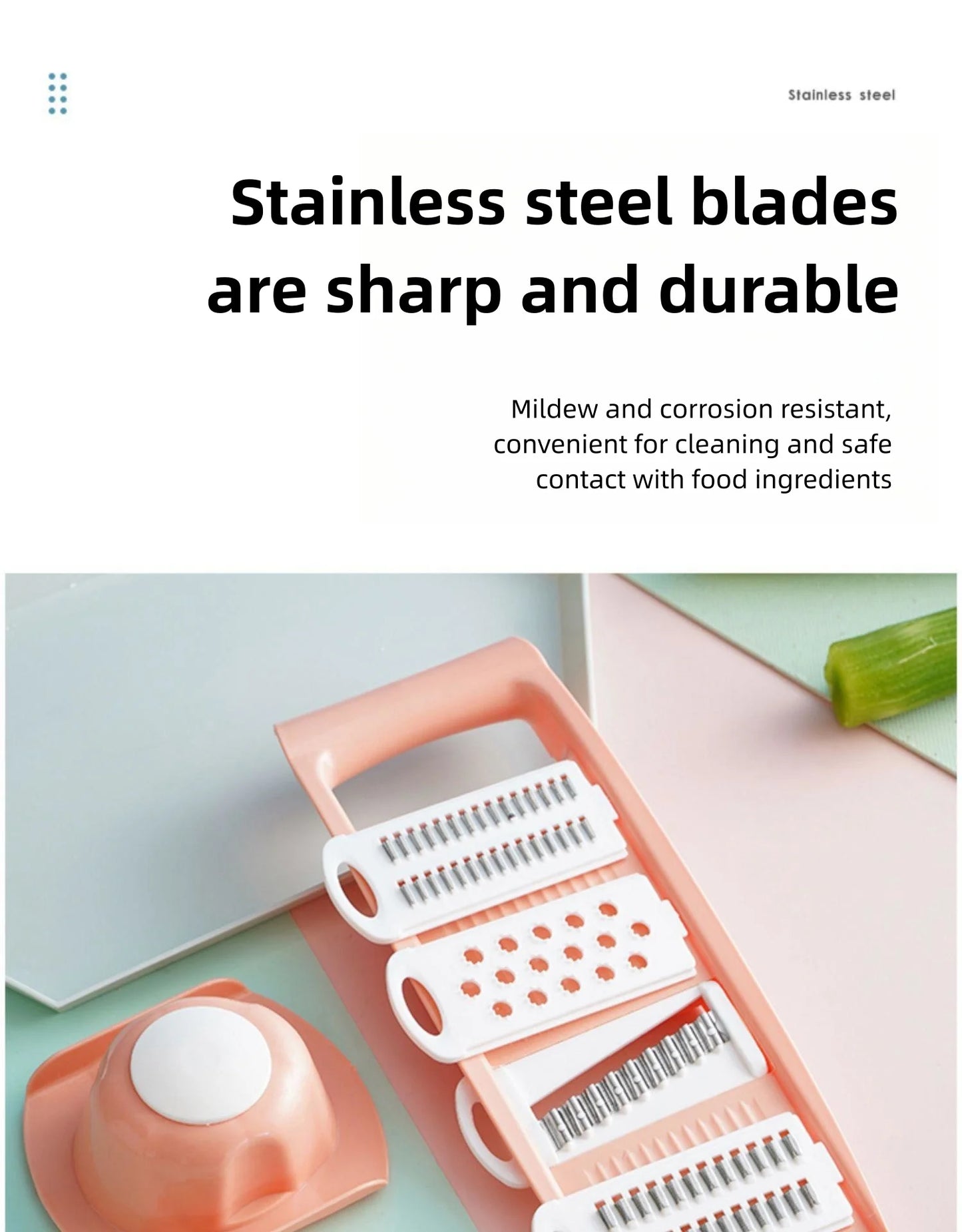 5 In 1 Potato Shredding Hine Slicing Chopper Chopping Vegetable Radish Scraper Rough Planer Multi-Functional Kitchen Tool