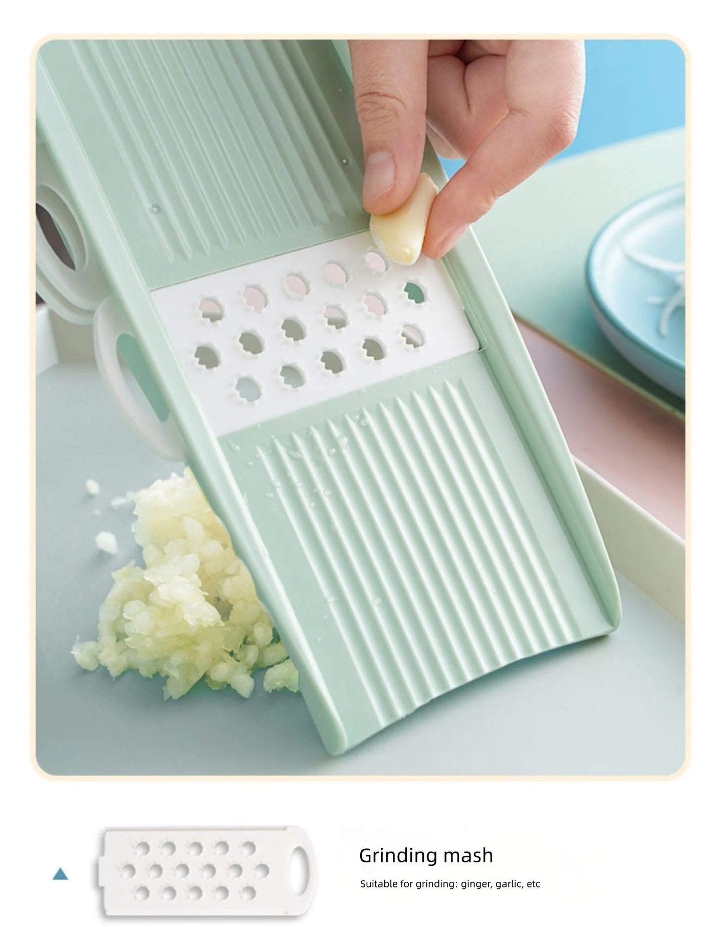 5 In 1 Potato Shredding Hine Slicing Chopper Chopping Vegetable Radish Scraper Rough Planer Multi-Functional Kitchen Tool